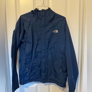 Used the north face rain jacket.